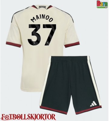 Manchester United Kobbie Mainoo #37 Tredje Kläder Barn 2026-27 Kortärmad (+ Korta byxor)